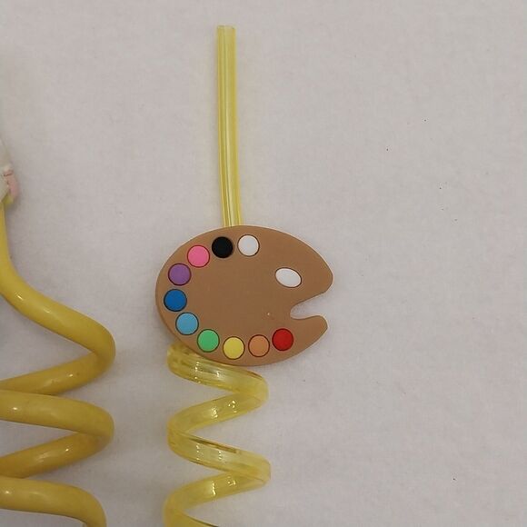 Vintage Pinocchio Applause Curly Swirl Straw And Art Disney #J105 - Picture 4 of 10